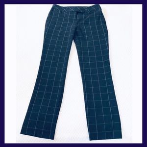 Covington Navy and Ivory Windowpane Trouser Pants